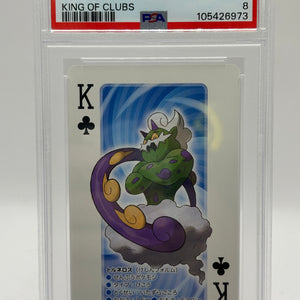 2012 Pokemon Black 2 Playing Cards - Tornadus King of Clubs PSA 8 FRENLY BRICKS - Open 7 Days
