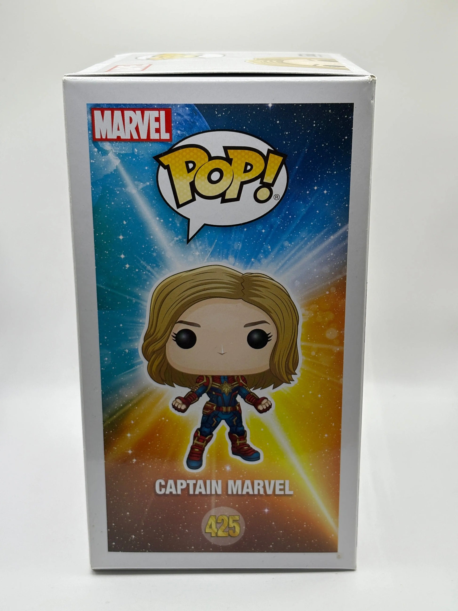 Funko POP! Captain Marvel #425 Captain Marvel Limited Chase FRENLY BRICKS - Open 7 Days