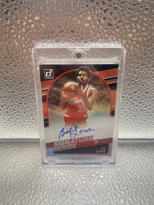 2020-21 Panini Donruss - Bob Love Signature Series Autograph - SG-BLV NM FRENLY BRICKS - Open 7 Days