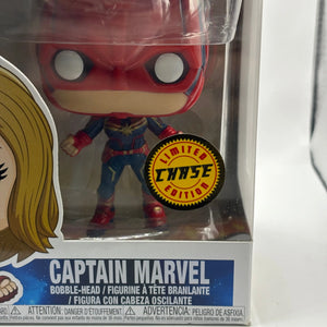 Funko POP! Captain Marvel #425 Captain Marvel Limited Chase FRENLY BRICKS - Open 7 Days