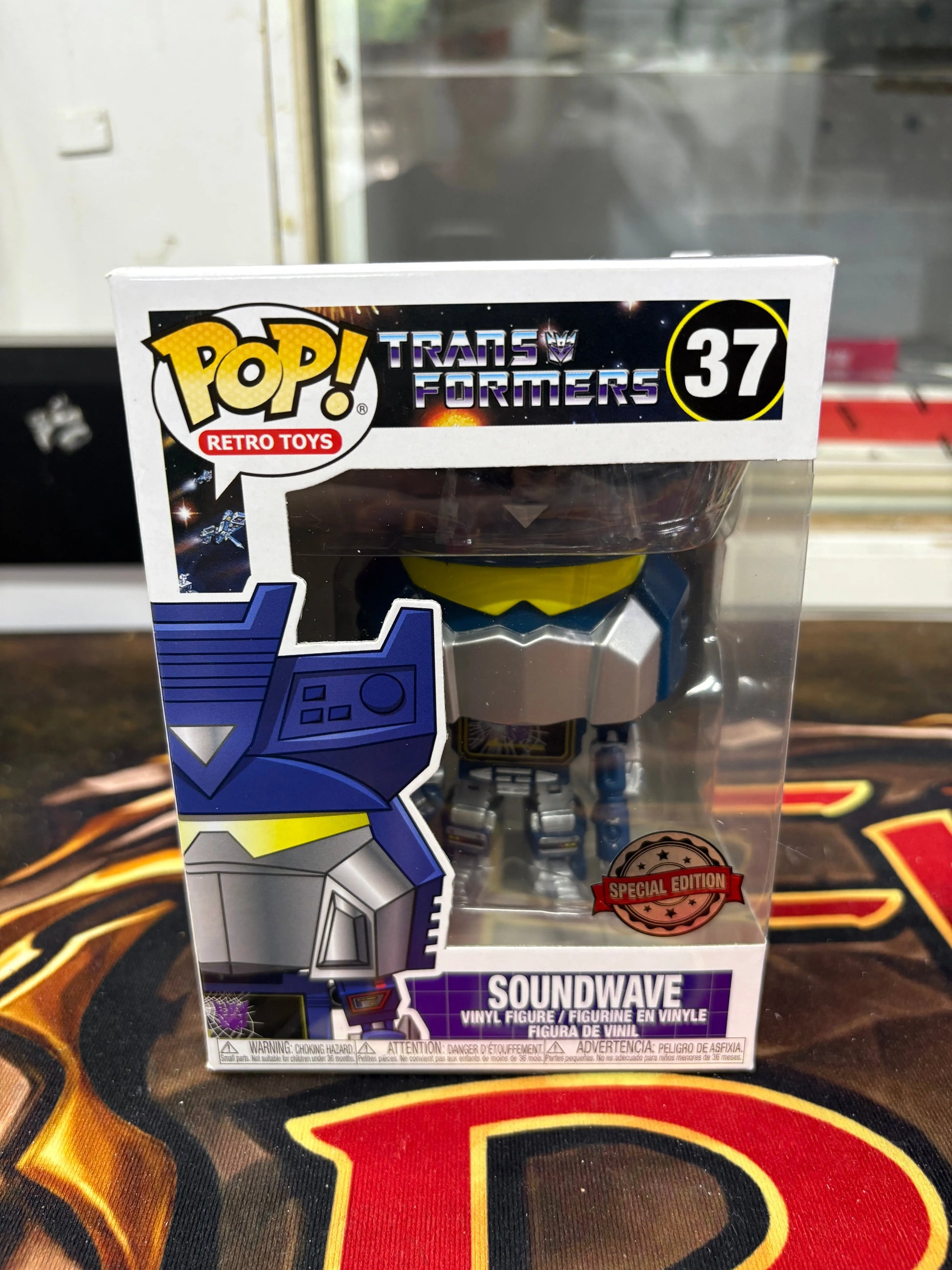 Funko Pop! Retro Toys Transformers 37 Soundwave Special Edition Vinyl Figure FRENLY BRICKS - Open 7 Days
