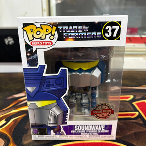 Funko Pop! Retro Toys Transformers 37 Soundwave Special Edition Vinyl Figure FRENLY BRICKS - Open 7 Days