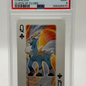 2012 Pokemon Black 2 Playing Cards - Cobalion Queen of Clubs PSA 9 FRENLY BRICKS - Open 7 Days