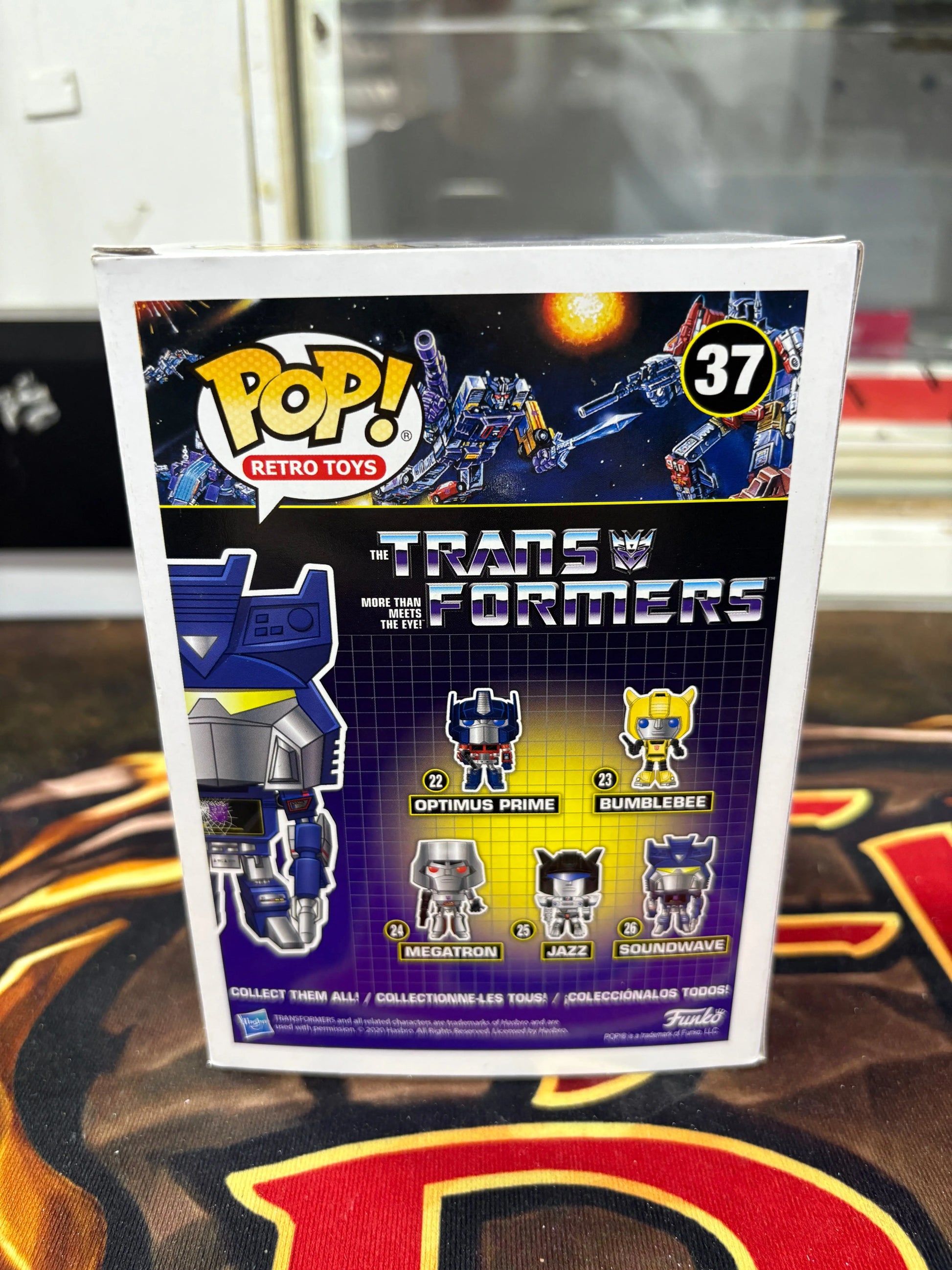 Funko Pop! Retro Toys Transformers 37 Soundwave Special Edition Vinyl Figure FRENLY BRICKS - Open 7 Days