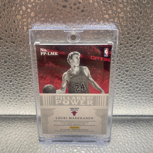 2017-18 Cornerstones Lauri Markkanen Pillars Of Power Auto RC 90/159 NM FRENLY BRICKS - Open 7 Days
