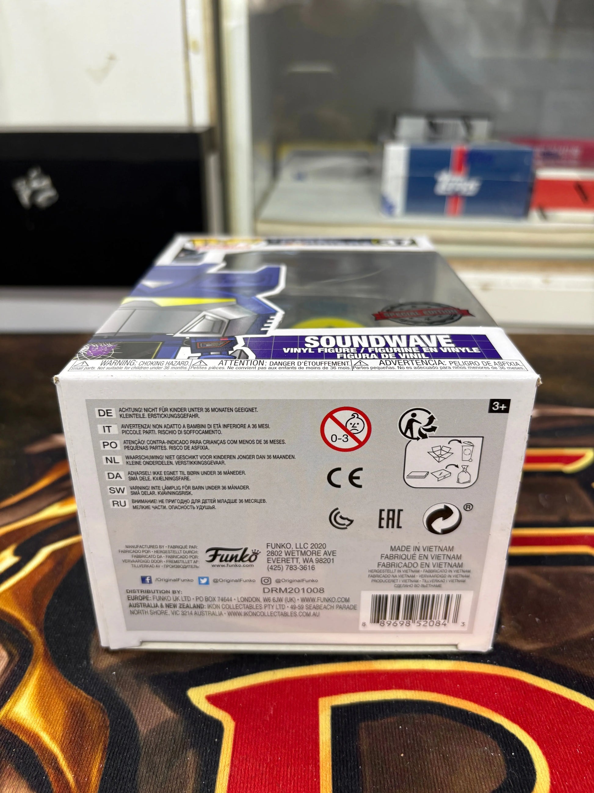 Funko Pop! Retro Toys Transformers 37 Soundwave Special Edition Vinyl Figure FRENLY BRICKS - Open 7 Days