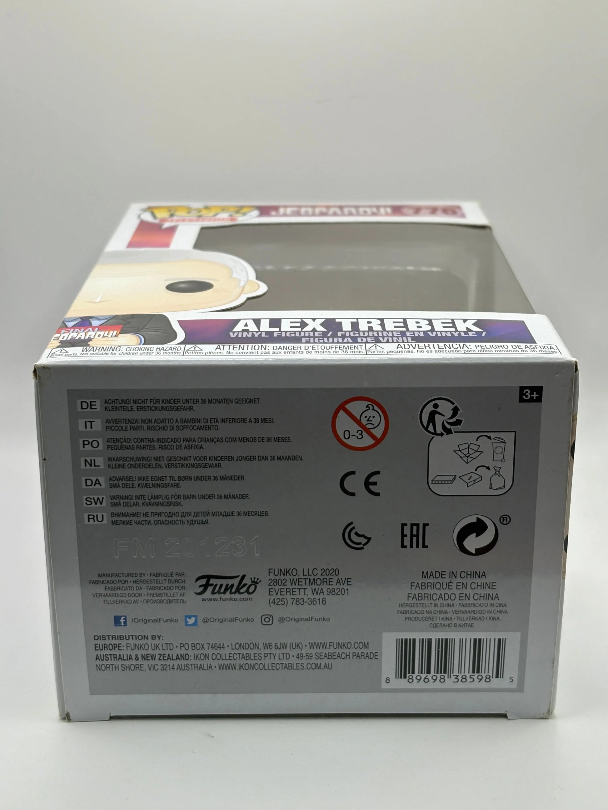 Funko POP! Television Jeopardy #776 Alex Trebek FRENLY BRICKS - Open 7 Days