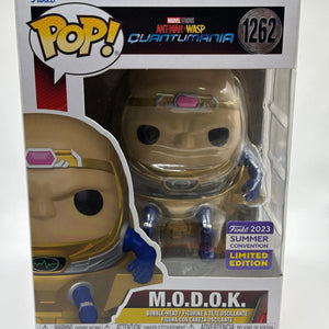 Funko POP! Marvel Quantumania #1262 M.O.D.O.K 2023 Summer Con Limited FRENLY BRICKS - Open 7 Days