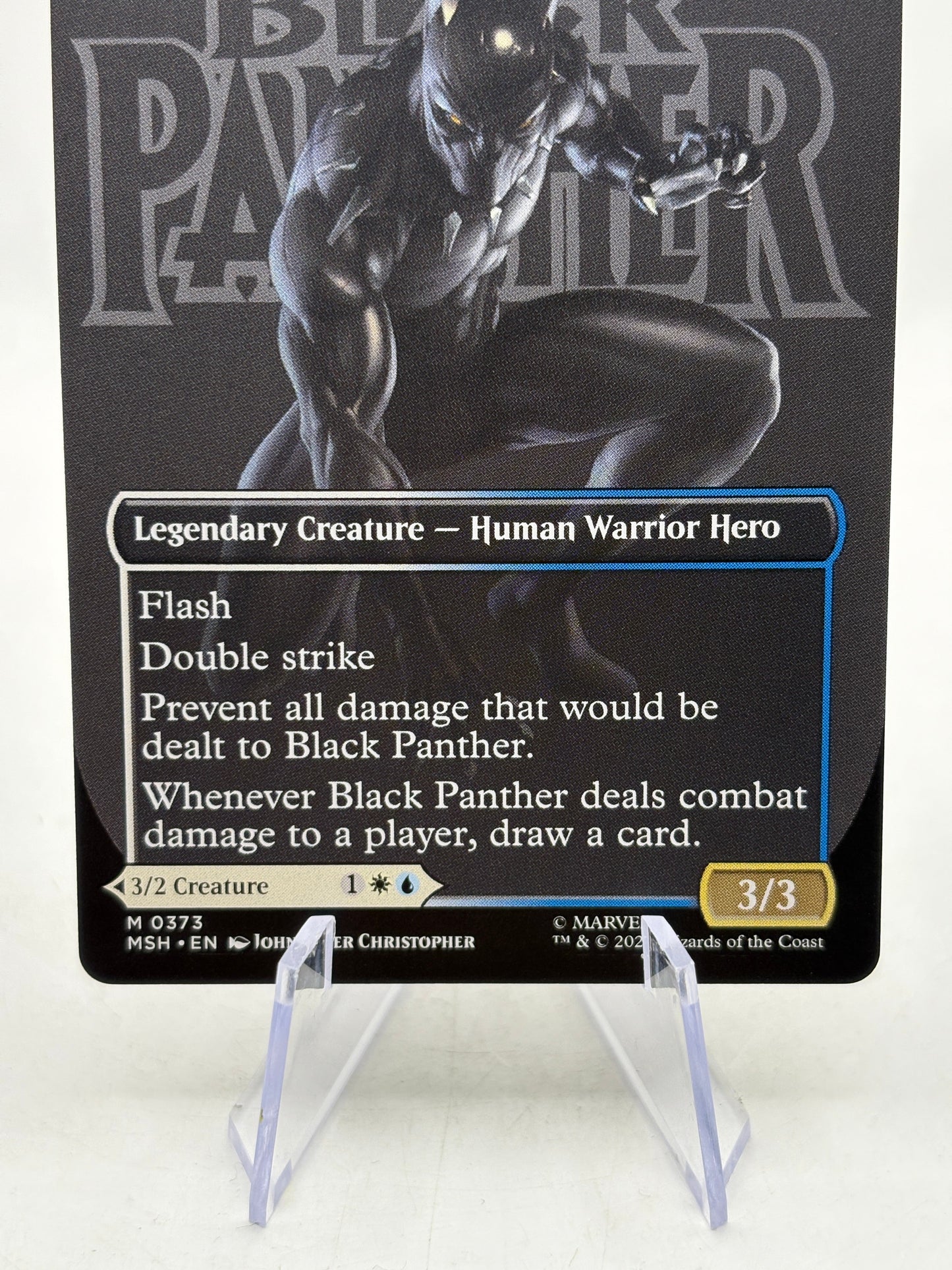 King T'Challa Black Panther  (Borderless) Marvel Super Heroes Non-Foil NM 0373 FRENLY BRICKS - Open 7 Days