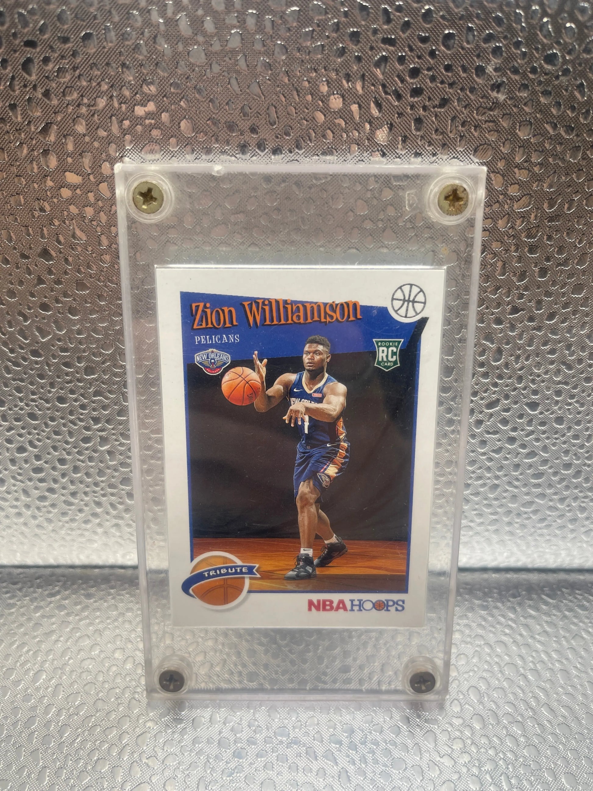 2019-20 Panini Hoops NBA Zion Williamson #296 Rookie Tribute (Pelicans) NM FRENLY BRICKS - Open 7 Days