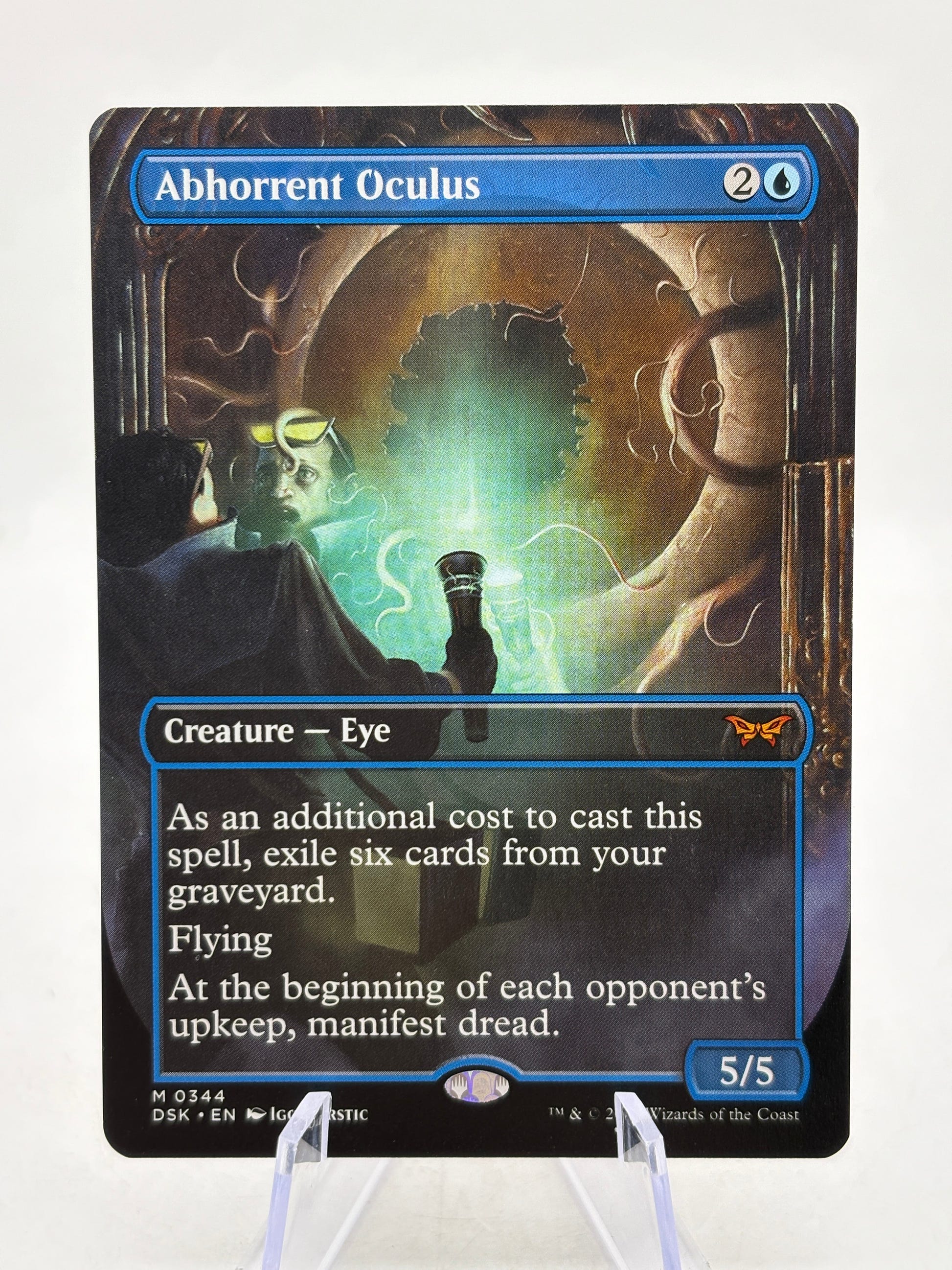 Magic The Gathering - Abhorrent Oculus M 0344 DSK Borderless Non Foil FRENLY BRICKS - Open 7 Days image 1