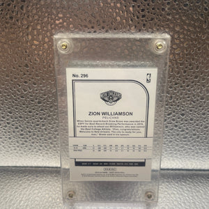 2019-20 Panini Hoops NBA Zion Williamson #296 Rookie Tribute (Pelicans) NM FRENLY BRICKS - Open 7 Days