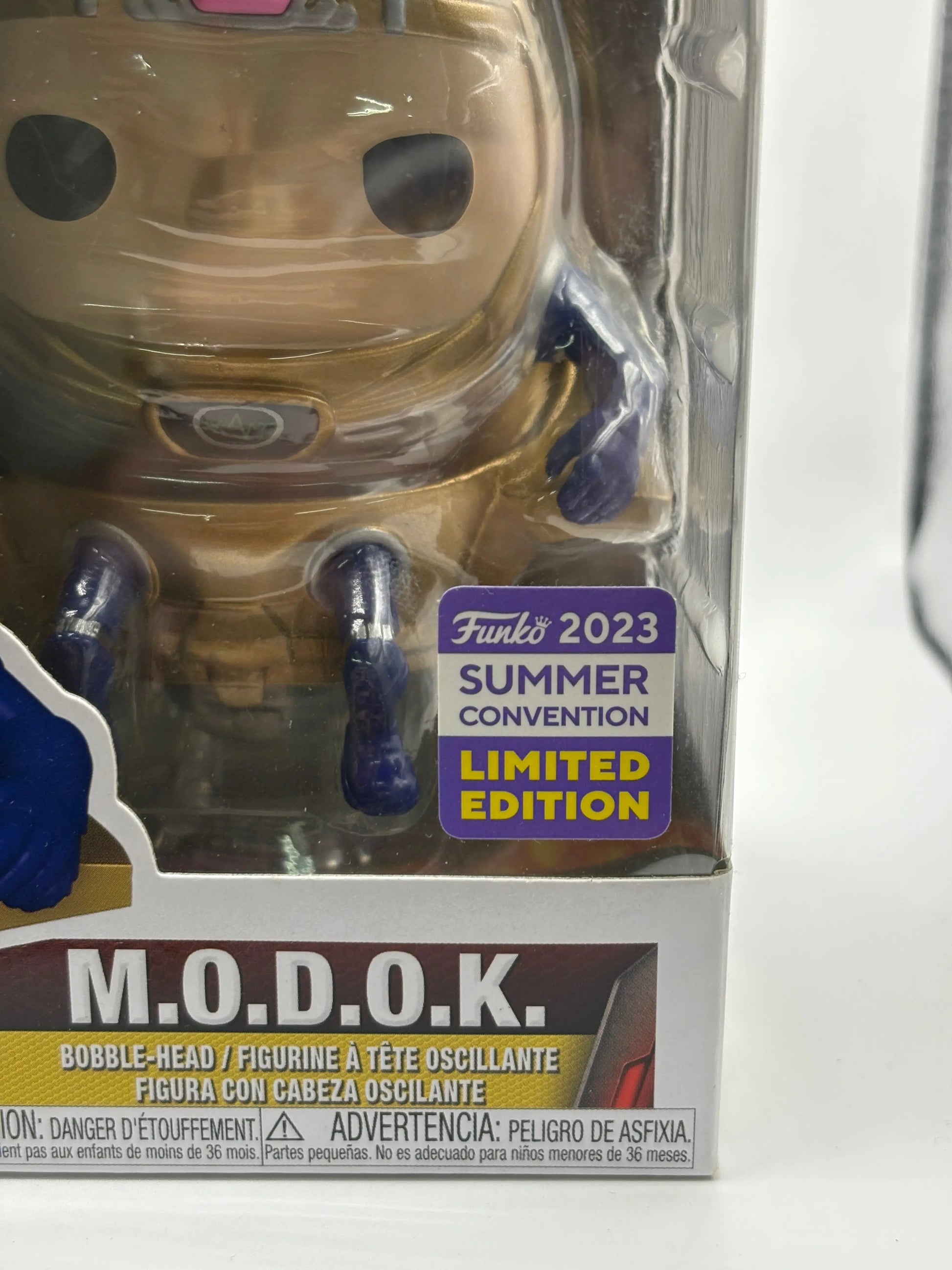 Funko POP! Marvel Quantumania #1262 M.O.D.O.K 2023 Summer Con Limited FRENLY BRICKS - Open 7 Days