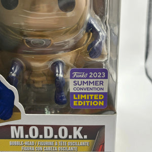 Funko POP! Marvel Quantumania #1262 M.O.D.O.K 2023 Summer Con Limited FRENLY BRICKS - Open 7 Days
