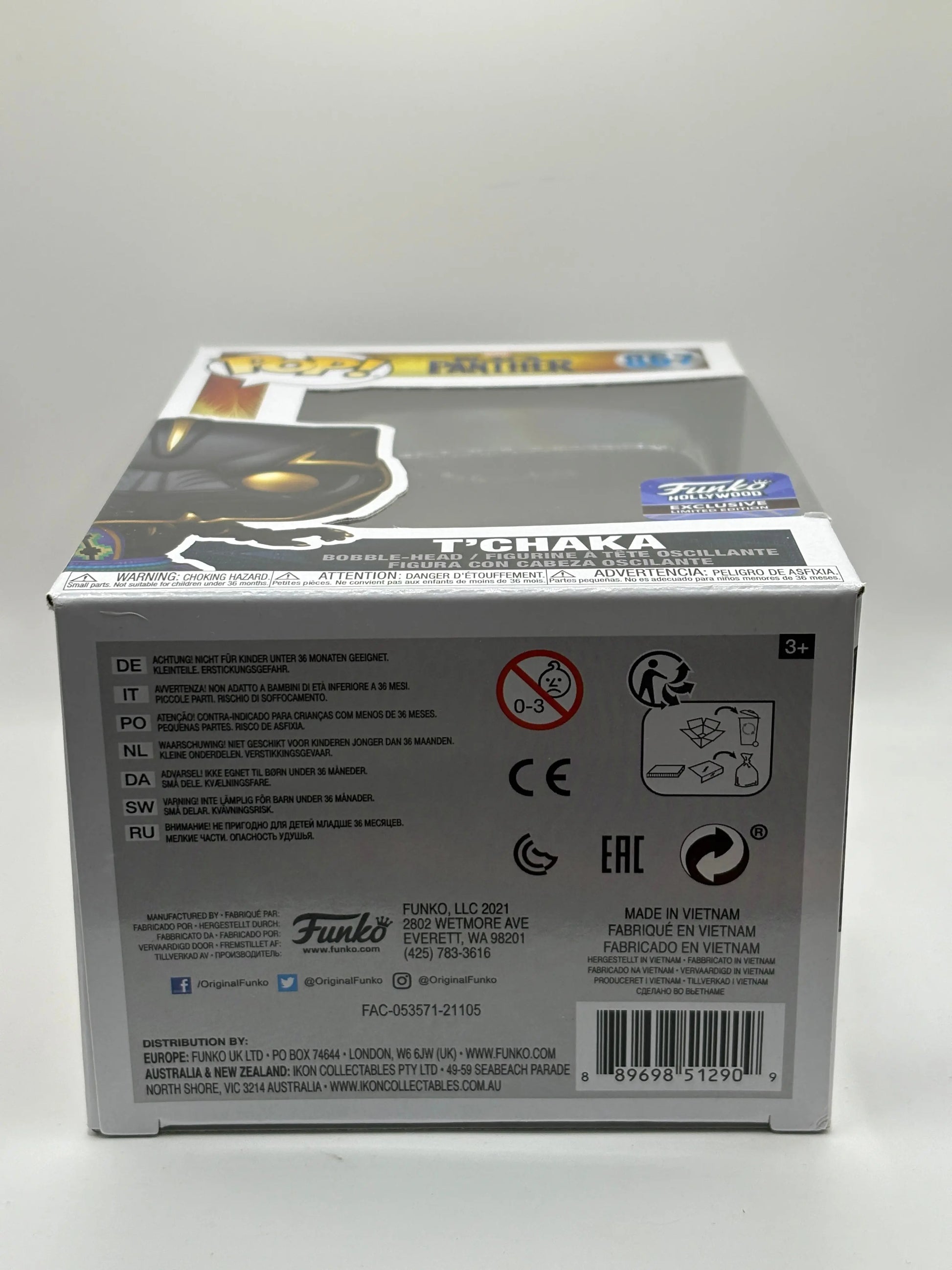 Funko POP! Black Panther #867 T’chaka Hollywood Exclusive Limited FRENLY BRICKS - Open 7 Days