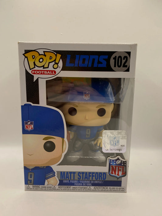 Funko POP! Football lions NFL #102 Matt Stafford FRENLY BRICKS - Open 7 Days