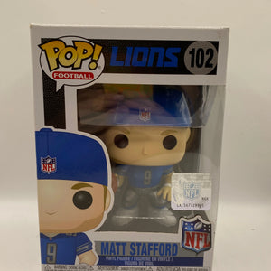 Funko POP! Football lions NFL #102 Matt Stafford FRENLY BRICKS - Open 7 Days