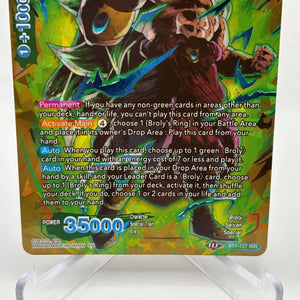 Dragon Ball Super Card Game - SS3 Broly, Saiyan Berserker BT7-127 ISR (3) FRENLY BRICKS - Open 7 Days