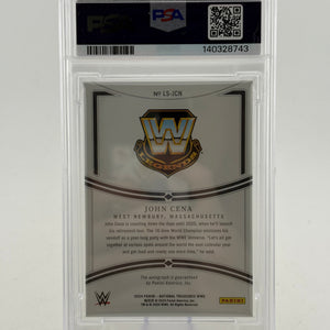 2024 National Treasures WWE #LSJCN John Cena Auto /99 PSA 8 FRENLY BRICKS - Open 7 Days