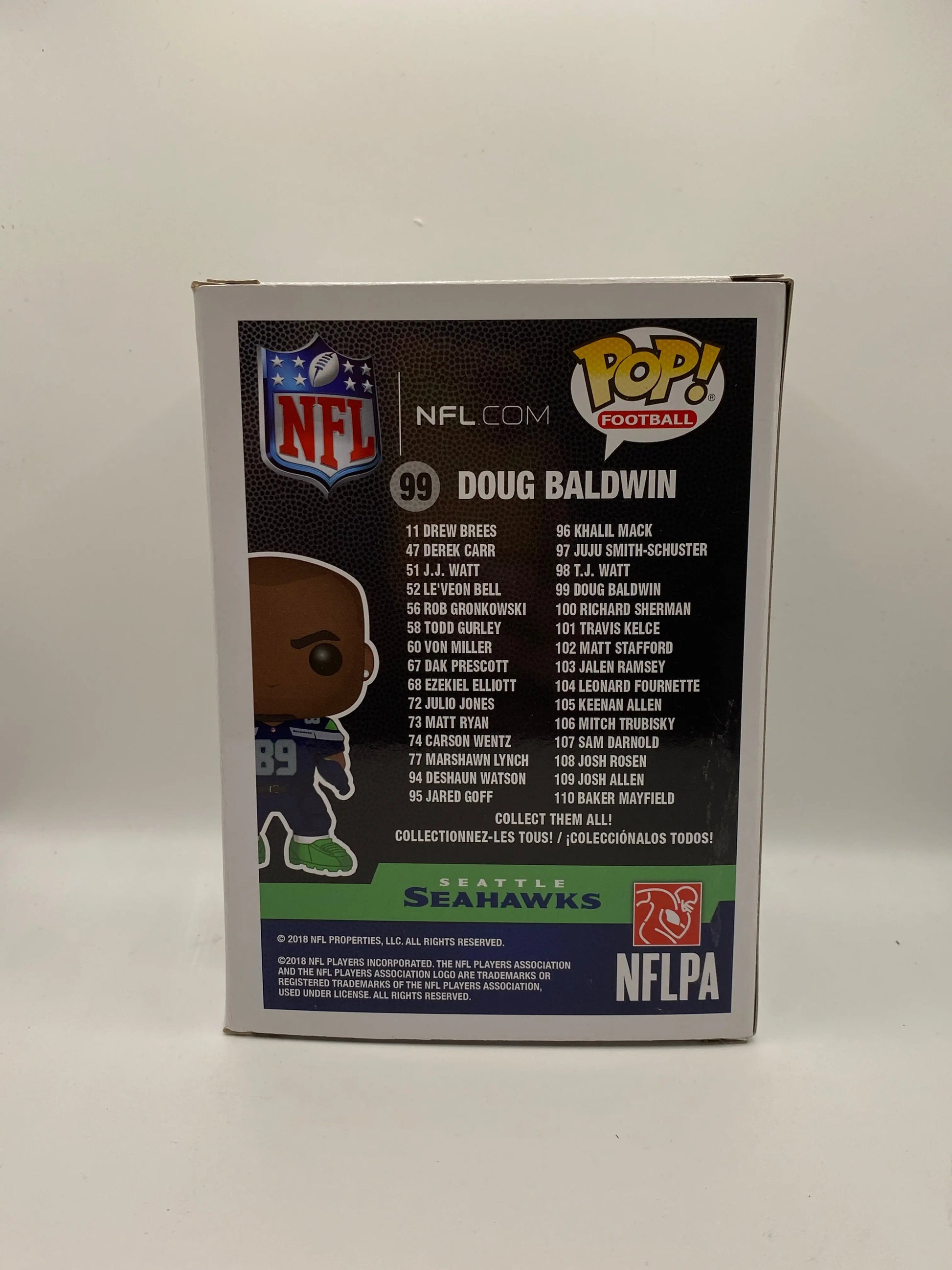Funko POP! Football Seattle Seahawks NFL #99 Doug Baldwin FRENLY BRICKS - Open 7 Days