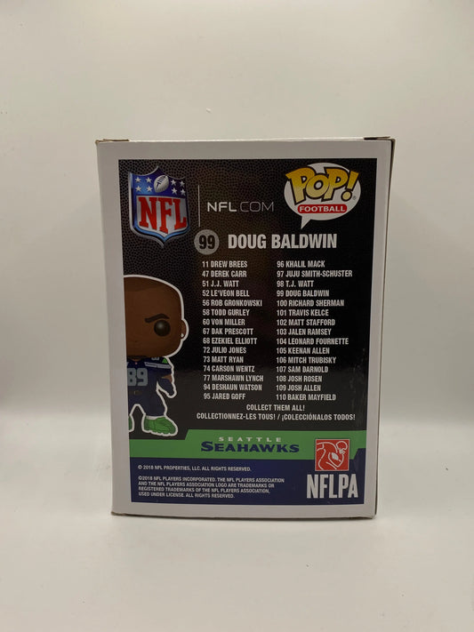 Funko POP! Football Seattle Seahawks NFL #99 Doug Baldwin FRENLY BRICKS - Open 7 Days