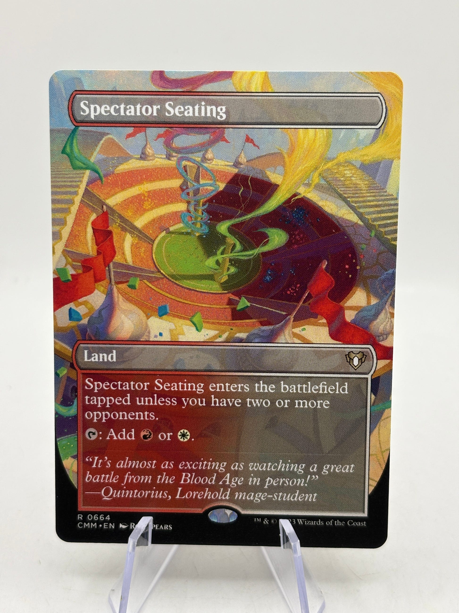 Magic The Gathering - Spectator Seating R 0664 CMM Borderless image 1