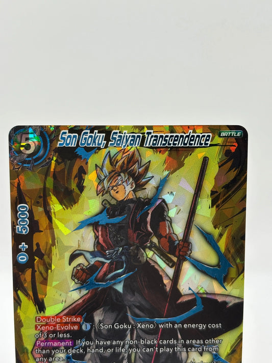 2019 Dragon Ball Card Game Son Goku Saiyan Transcendence #BT7-129 ISR (1) FRENLY BRICKS - Open 7 Days