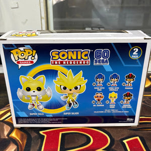 Funko Pop!: Sonic the Hedgehog - Super Tails & Super Silver 2 Pack SE FRENLY BRICKS - Open 7 Days
