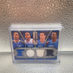 2009 SP Game Used Four on Fabrics Level 1 /99 DJ Augustin / Raja Bell /Emeka Okafor / Sean May / Courtney Lee / Jameer Nelson / JJ Reddick / Dwight Howard FRENLY BRICKS - Open 7 Days