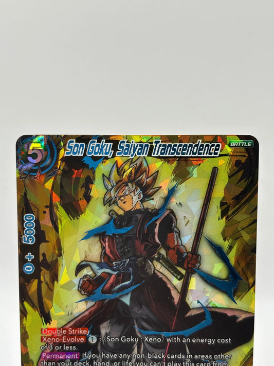 2019 Dragon Ball Card Game Son Goku Saiyan Transcendence #BT7-129 ISR (2) FRENLY BRICKS - Open 7 Days