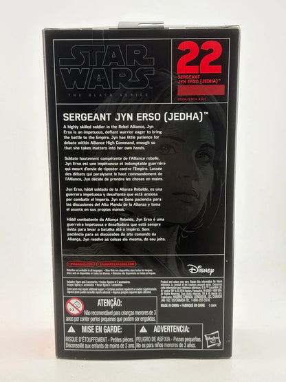 Star Wars The Black Series - Sergeant Jyn Erso (Jedha) Figure Sealed New FRENLY BRICKS - Open 7 Days
