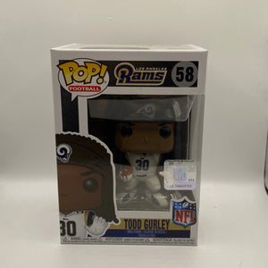 Funko POP! Football Los Angeles Rams NFL #58 Todd Gurley FRENLY BRICKS - Open 7 Days