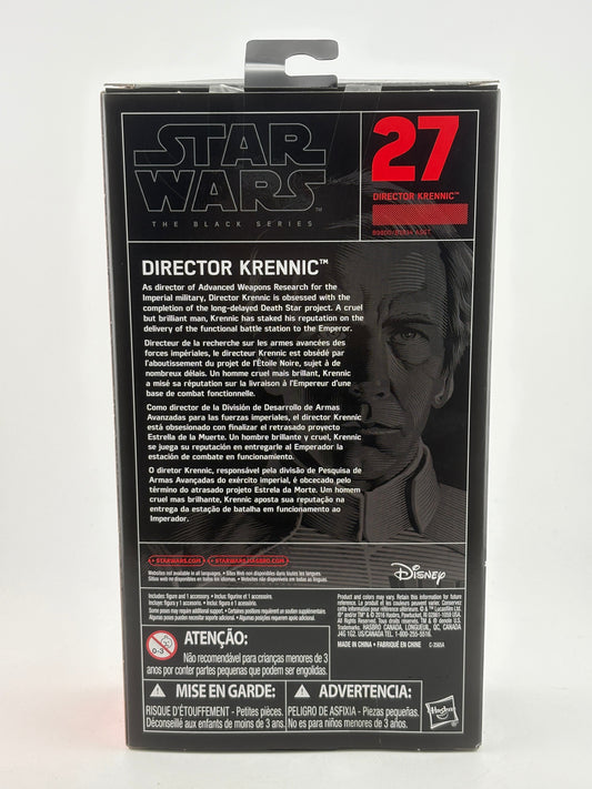 Star Wars The Black Series - Director Krennic Figure Sealed New FRENLY BRICKS - Open 7 Days