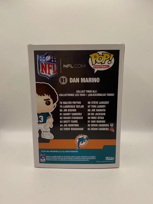 Funko POP! Football Miami Dolphins NFL #91 Dan Marino FRENLY BRICKS - Open 7 Days