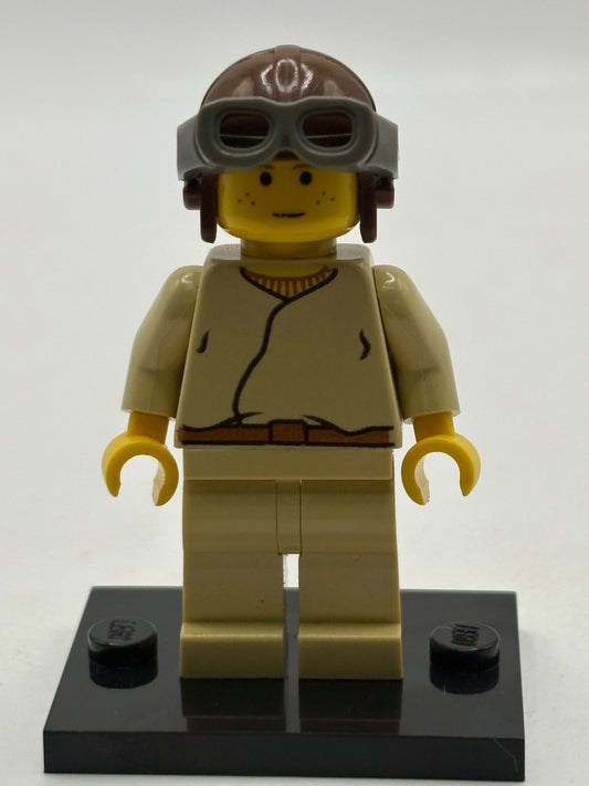 Lego Star Wars - Anakin Skywalker with Brown Aviator Cap SW0007 Minifigure FRENLY BRICKS - Open 7 Days