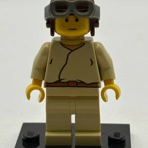 Lego Star Wars - Anakin Skywalker with Brown Aviator Cap SW0007 Minifigure FRENLY BRICKS - Open 7 Days