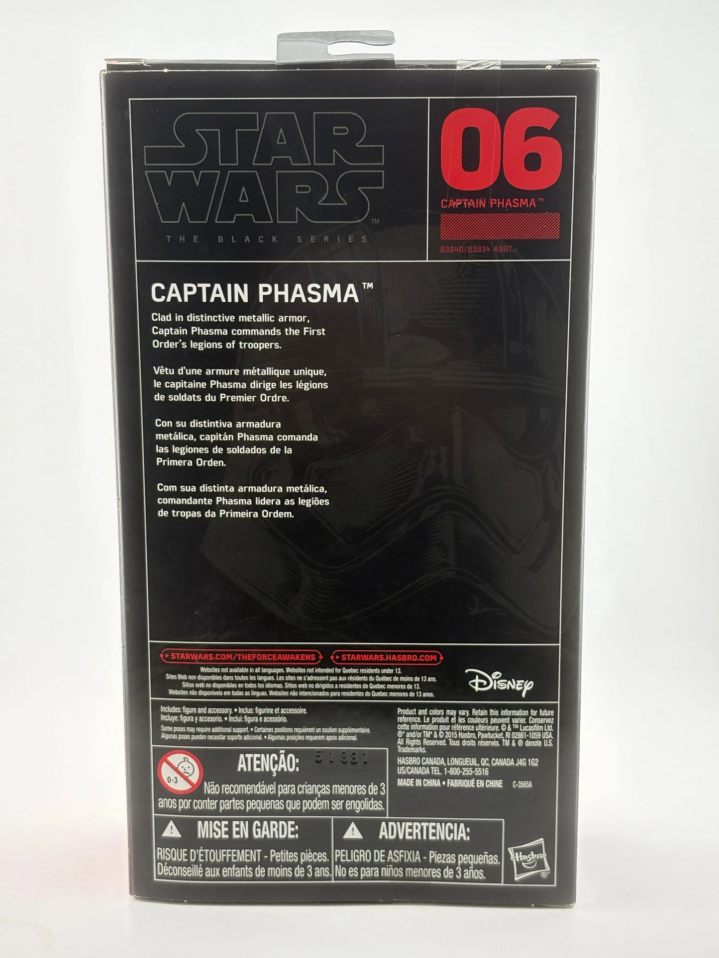 Star Wars The Black Series - Captain Phasma Figure Sealed New FRENLY BRICKS - Open 7 Days