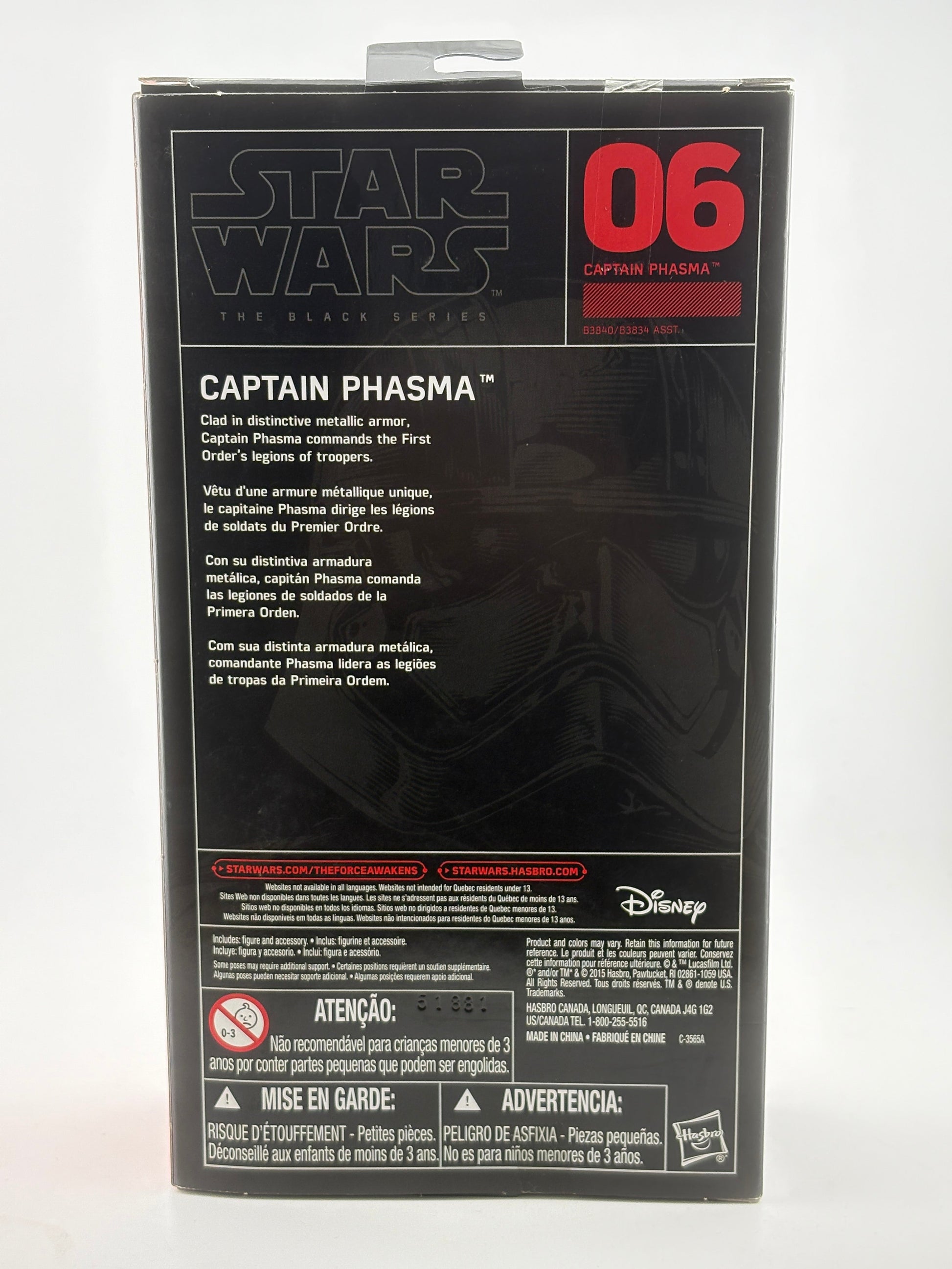 Star Wars The Black Series - Captain Phasma Figure Sealed New FRENLY BRICKS - Open 7 Days