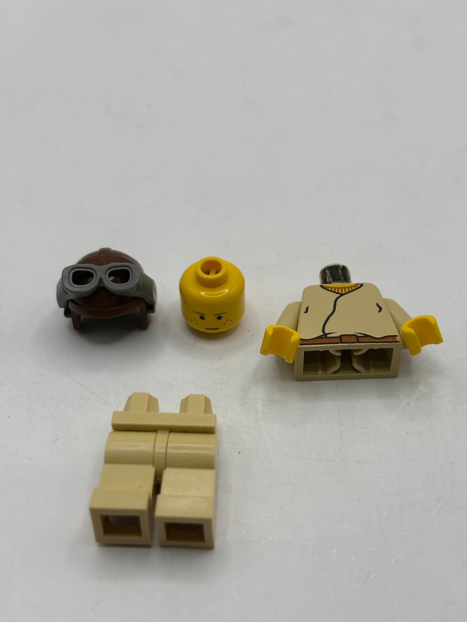 Lego Star Wars - Anakin Skywalker with Brown Aviator Cap SW0007 Minifigure FRENLY BRICKS - Open 7 Days