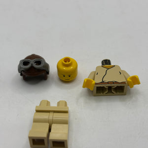 Lego Star Wars - Anakin Skywalker with Brown Aviator Cap SW0007 Minifigure FRENLY BRICKS - Open 7 Days
