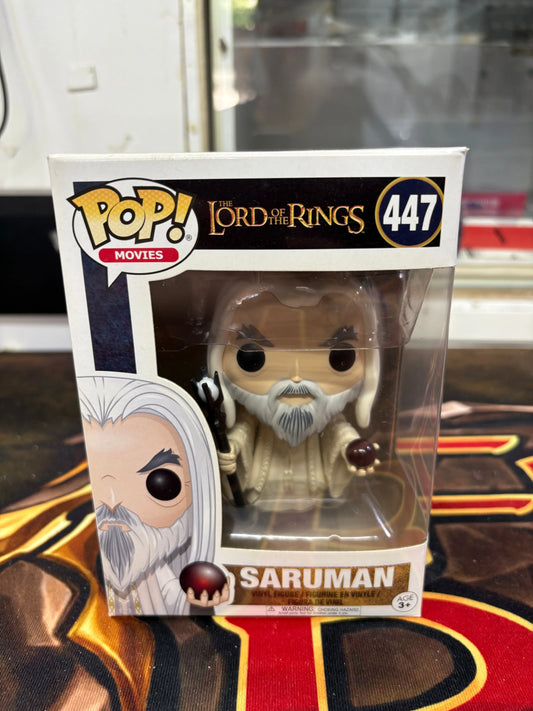 Funko Pop! Movies Lord of the Rings Saruman #447 FRENLY BRICKS - Open 7 Days