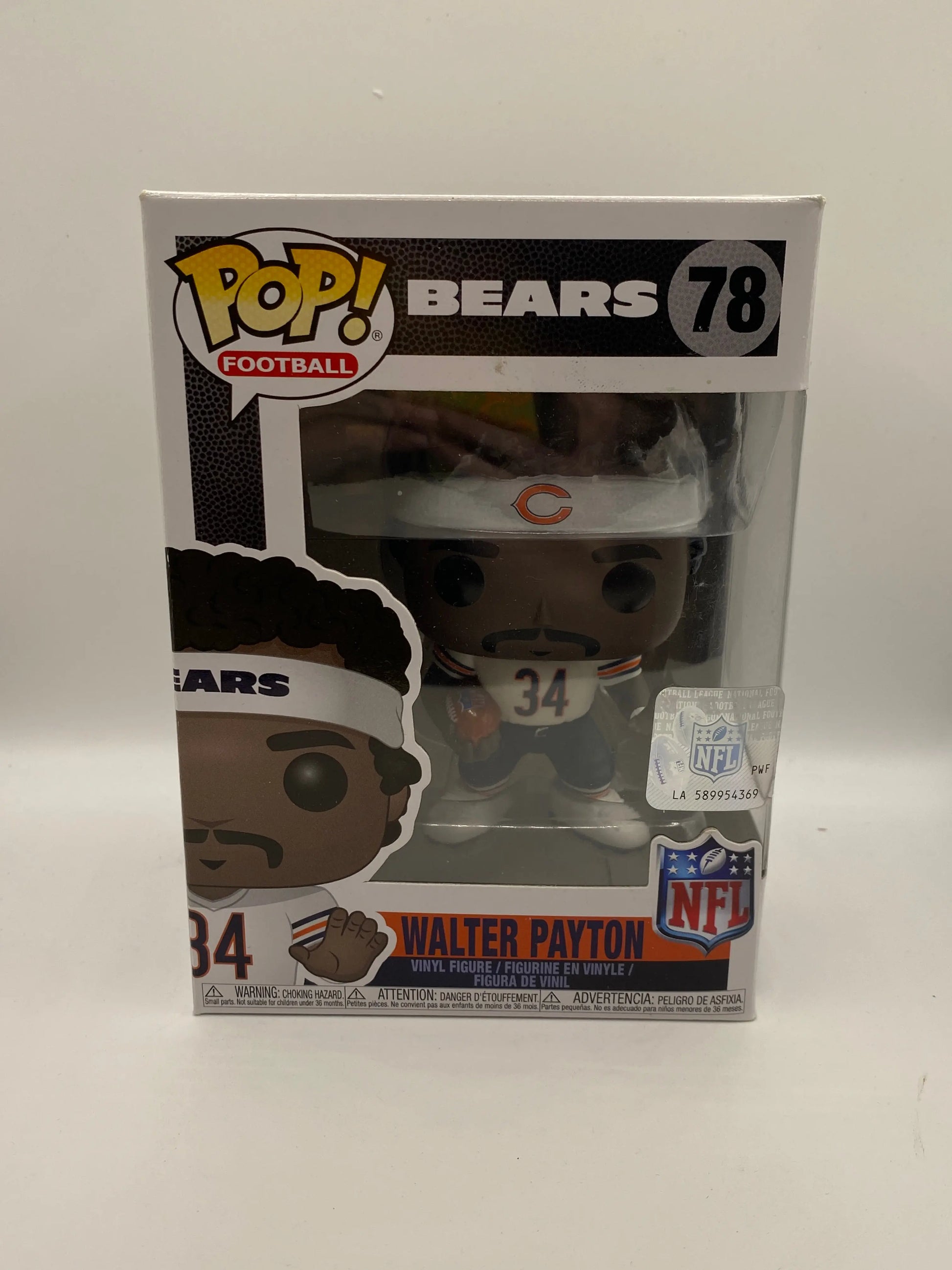 Funko POP! Football Bears NFL #78 Walter Payton FRENLY BRICKS - Open 7 Days
