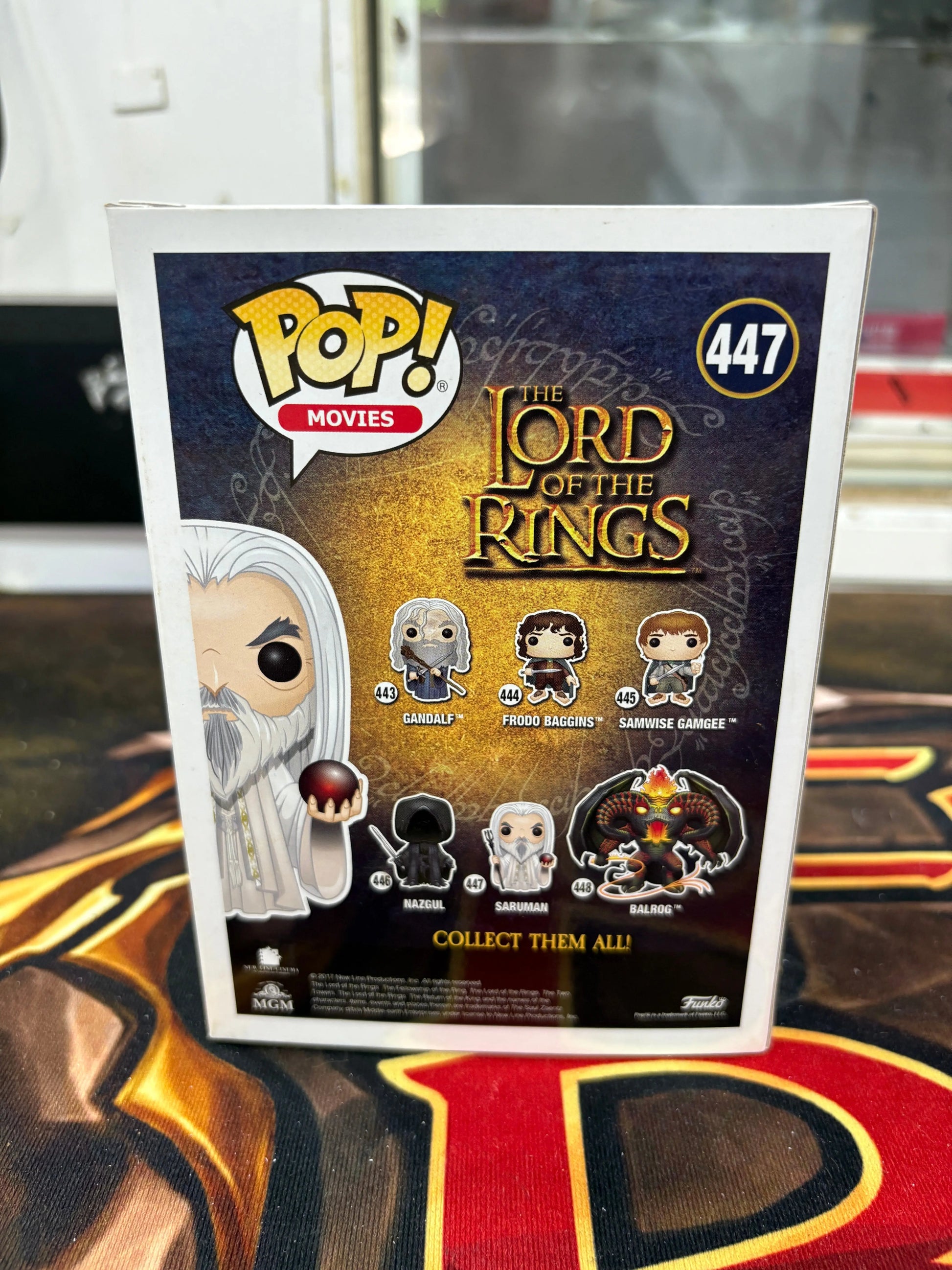 Funko Pop! Movies Lord of the Rings Saruman #447 FRENLY BRICKS - Open 7 Days