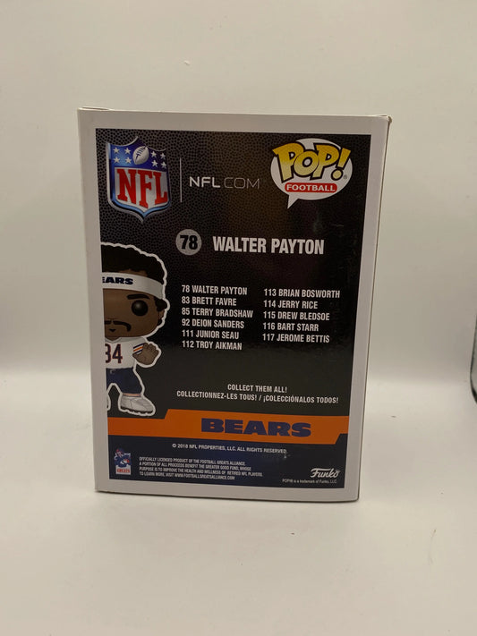 Funko POP! Football Bears NFL #78 Walter Payton FRENLY BRICKS - Open 7 Days