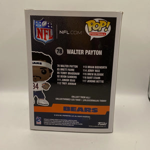 Funko POP! Football Bears NFL #78 Walter Payton FRENLY BRICKS - Open 7 Days