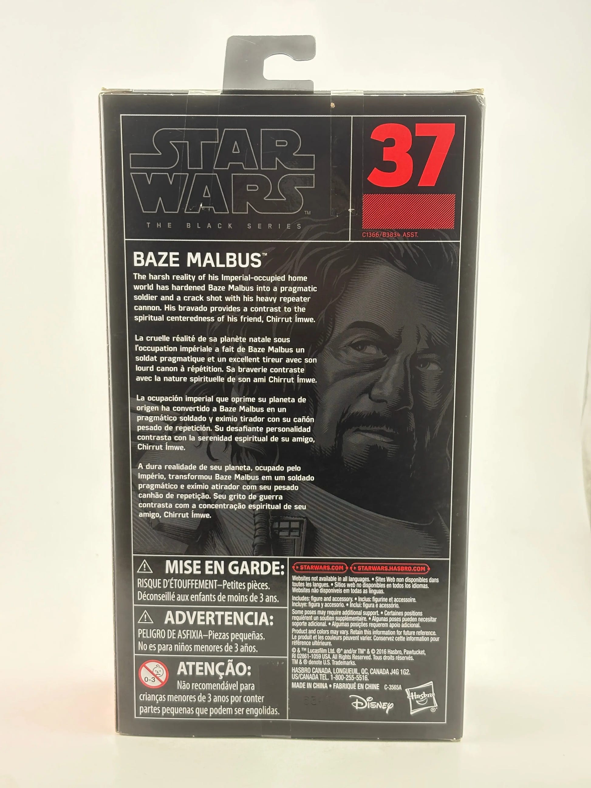 Star Wars The Black Series - Baze Malbus Figure Sealed New FRENLY BRICKS - Open 7 Days image 2
