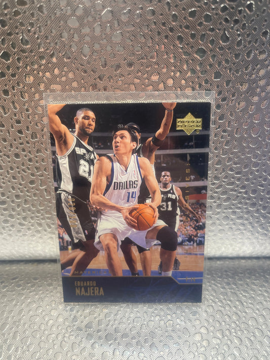 2003 Upper Deck Exclusives 020/100 Eduardo Najera Mavericks Nm FRENLY BRICKS - Open 7 Days