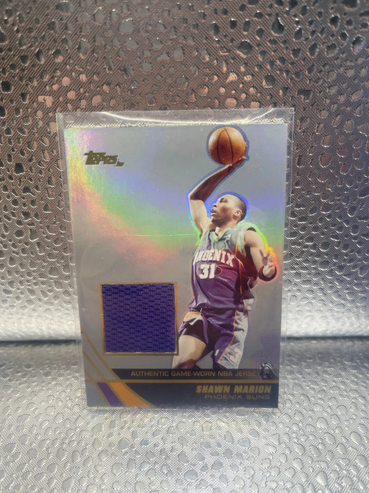 SHAWN MARION 2003-04 TOPPS JE. GAME-WORN JERSEY PATCH! PHOENIX SUNS NM FRENLY BRICKS - Open 7 Days