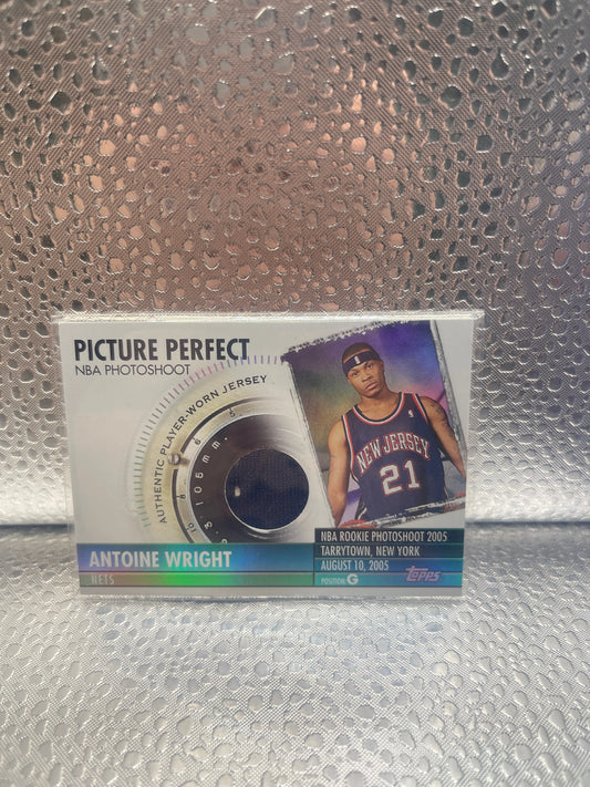 2005-06 Big Game Picture Perfect Relics /129 Antoine Wright (Jersey) Rookie NM FRENLY BRICKS - Open 7 Days