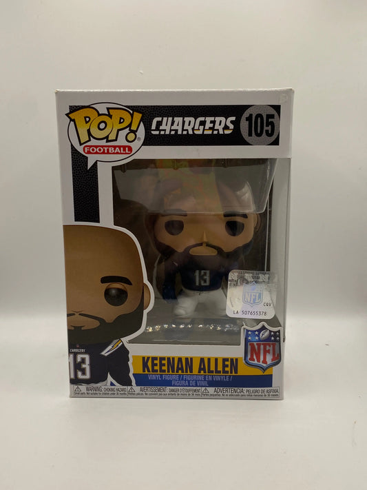 Funko POP! football chargers NFL #105 Keenan Allen FRENLY BRICKS - Open 7 Days